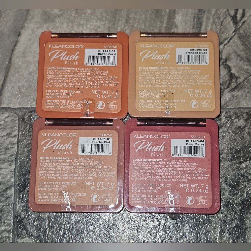 Kleancolor Plush Blush Entire Set- Discontinued - BNIB - Picture 3 of 6